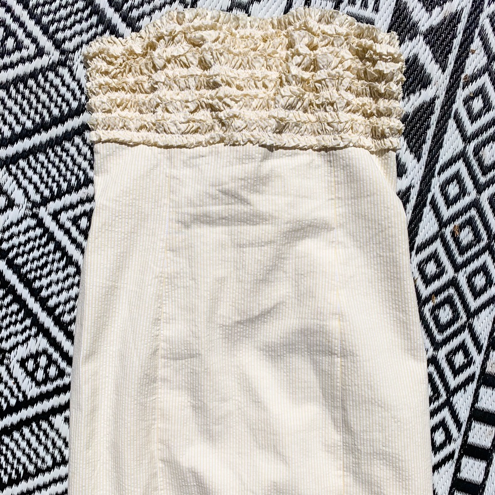 Strapless Seersucker Franco Lilly Pulitzer Dress